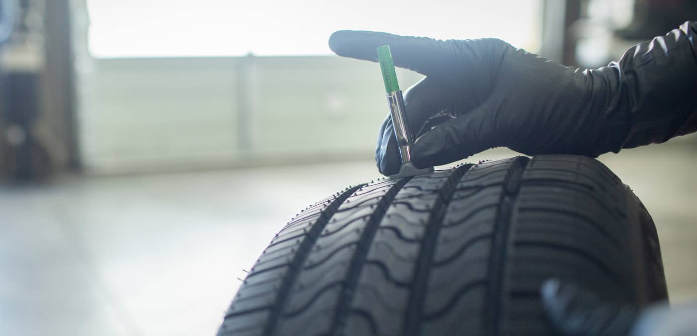 Checking Tire Pressure Image