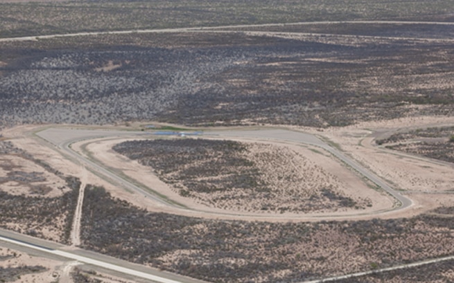 Proving Grounds Desert Aerial View Image
